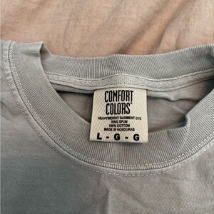 Comfort Colors Light Gray Tee